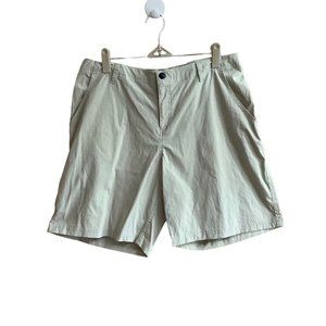 Sierra Experience Hiking Shorts Tan Women Sz 8 Nylon Spandex 32" Waist